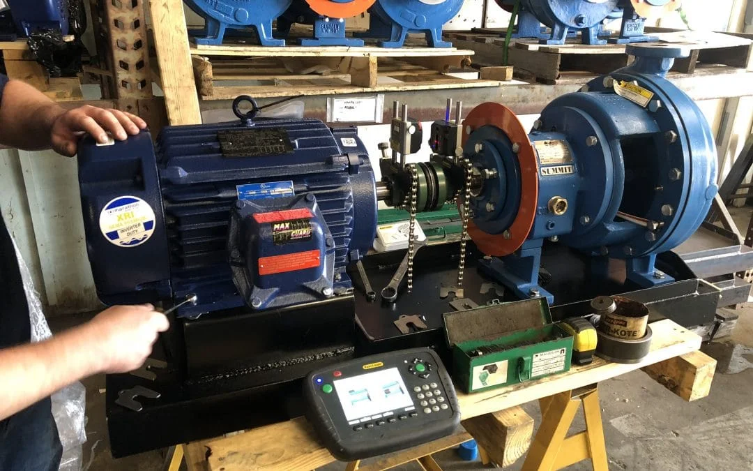 Laser Alignment & Vibration Analysis field equipment